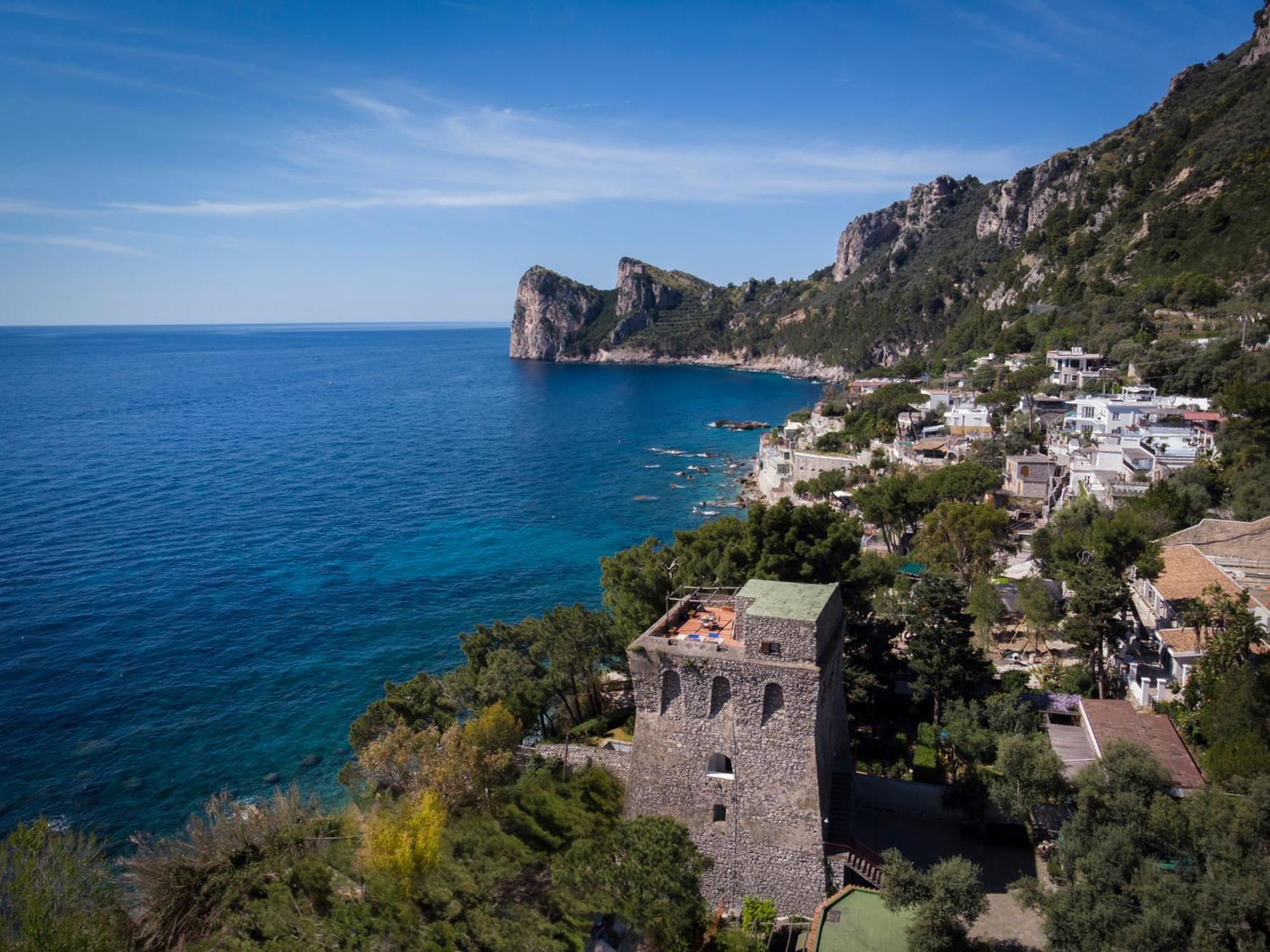 Camping Villaggio Nettuno Nerano Exteriér fotografie